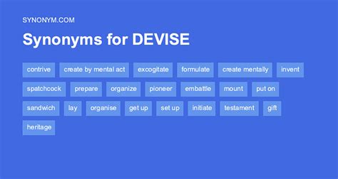 devised antonyms|40 Synonyms of DEVISED .